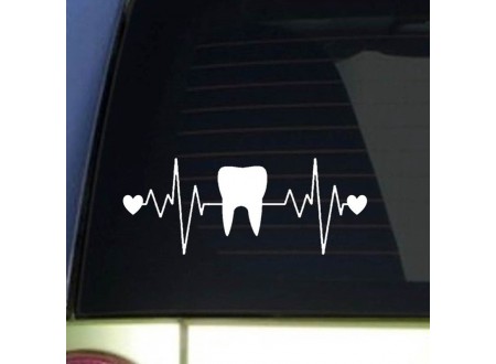 ADESIVO DENTISTA - ADESIVO PARA CARRO ODONTOLOGIA